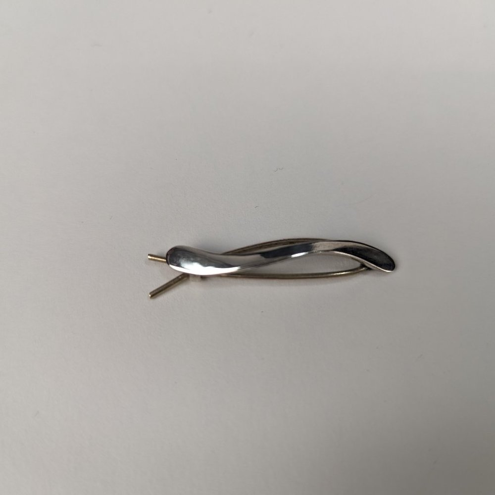 Vintage Silver Hair Clip